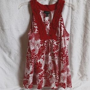 Lane Bryant Women Sleeveless Swing Tank Top